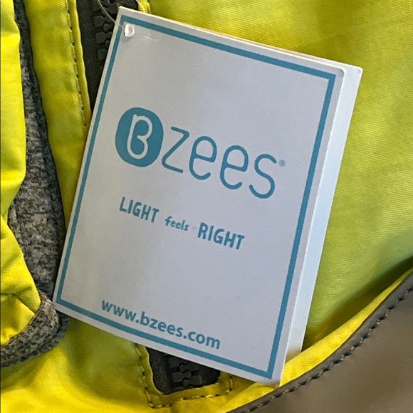 Bzees Electric Lime Yellow and Gray Bag main image 8